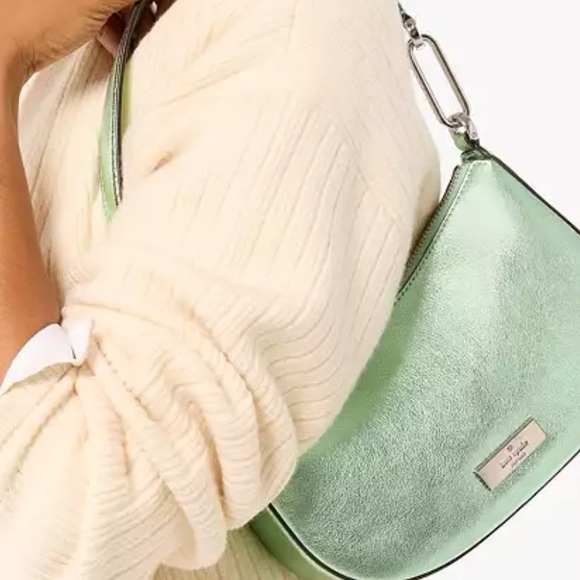 NWT Kate Spade Nina Metallic Shoulderbag - Picture 5 of 5